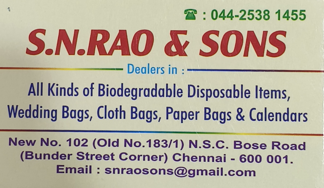 SN Rao & Sons